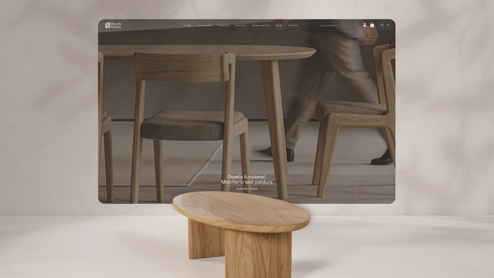 Site de Studio Tablas, un projet dont le SEO a été travaillé par Patrick Uribe