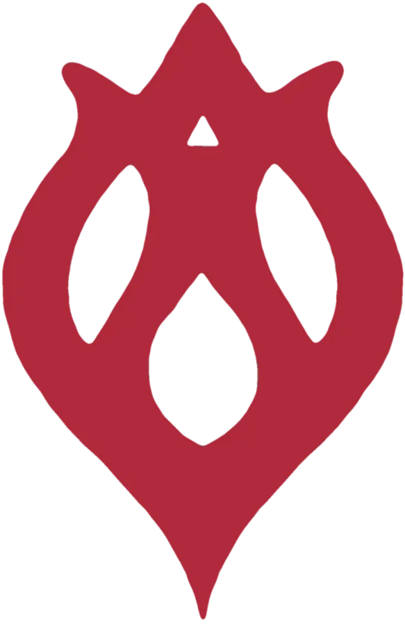Símbolo de Granada Basket: granada coronada en rojo