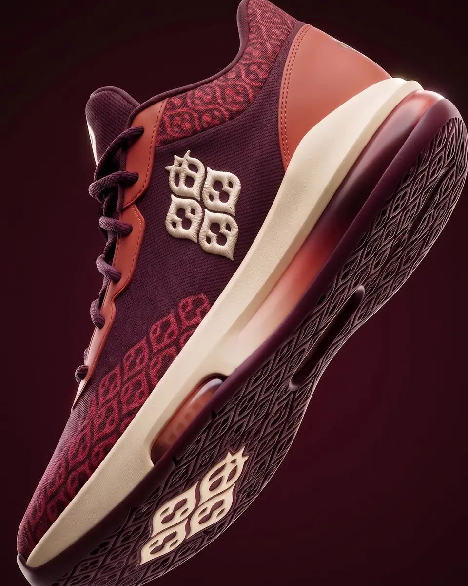 Zapatilla de baloncesto con el módulo de granadas